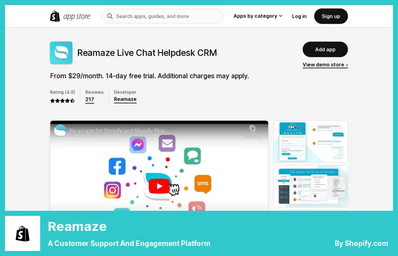 Reamaze - Platform Dukungan dan Keterlibatan Pelanggan