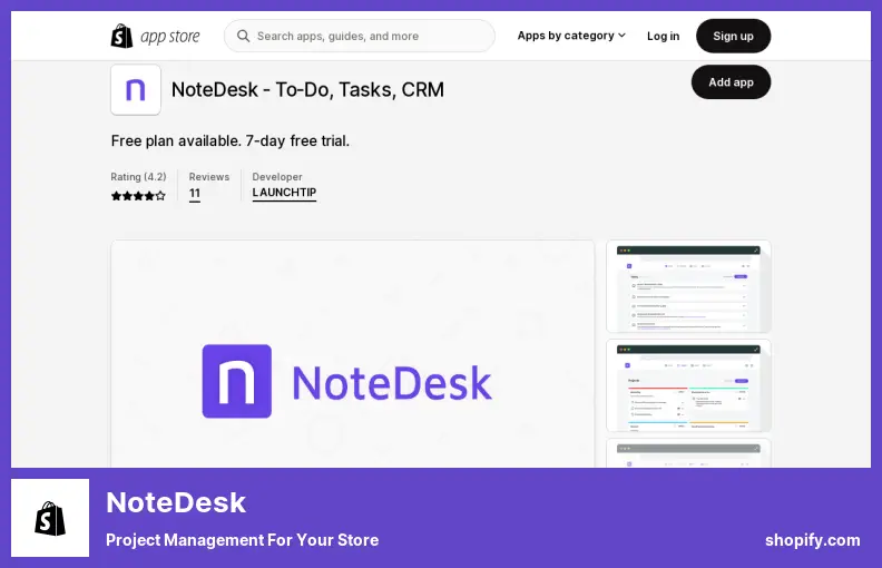 NoteDesk - Manajemen Proyek untuk Toko Anda