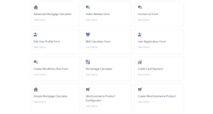 Templat Formulir yang tangguh Formidable Forms templates