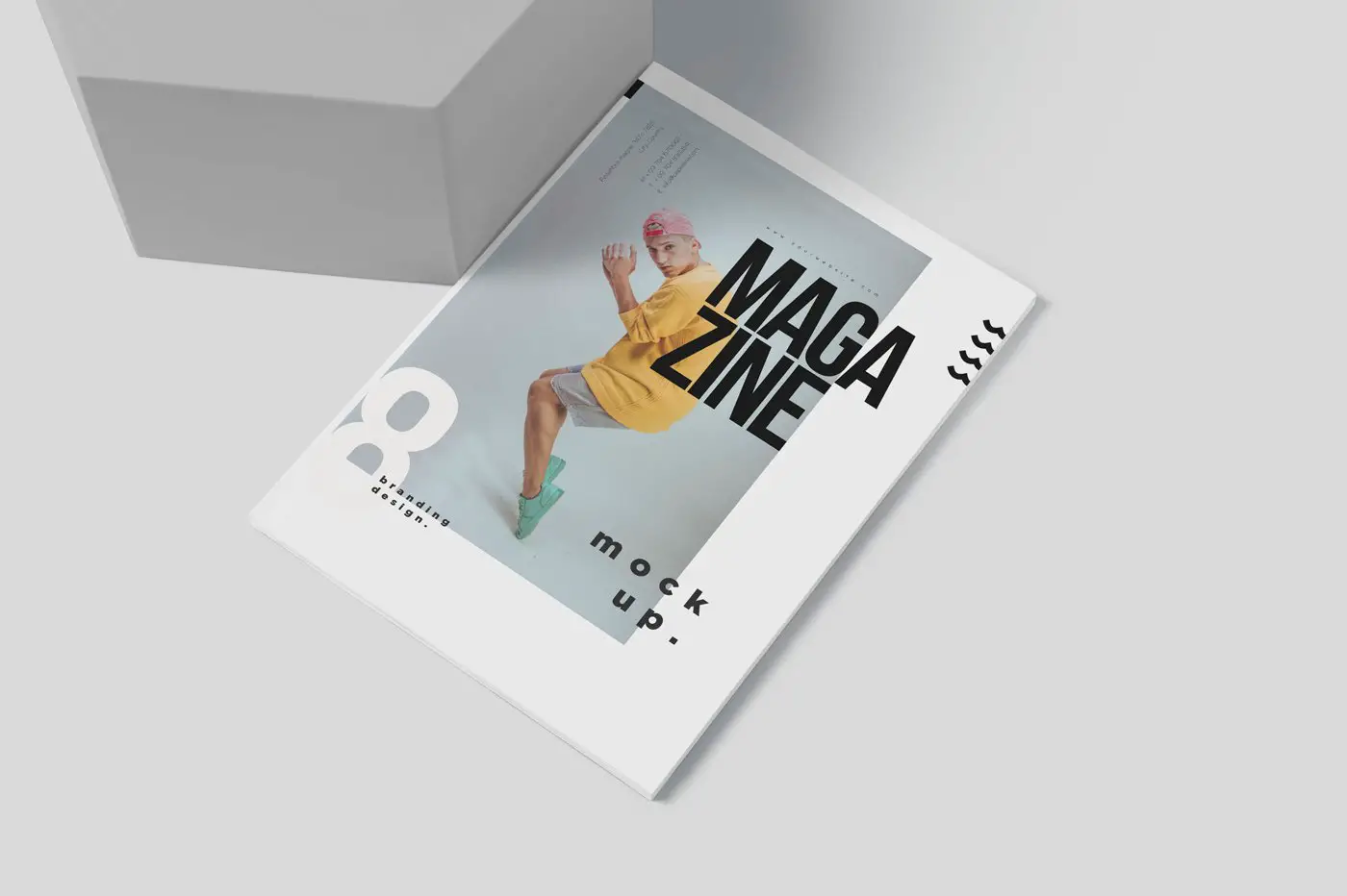 Maket Majalah Softcover Ukuran A5 -