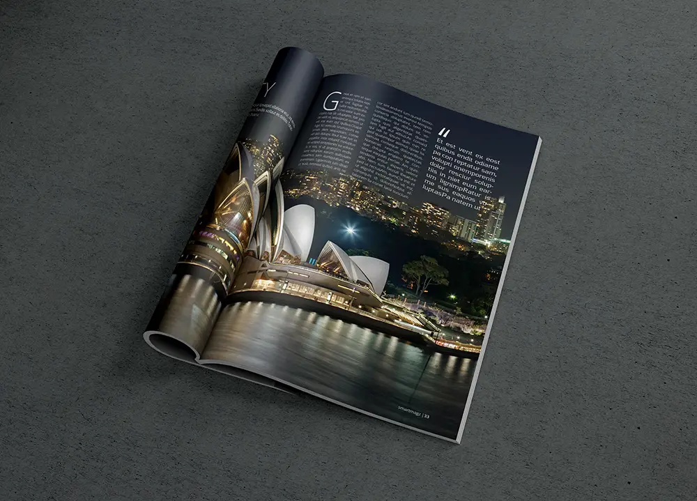 Maket Majalah Fotorealistik #2 -