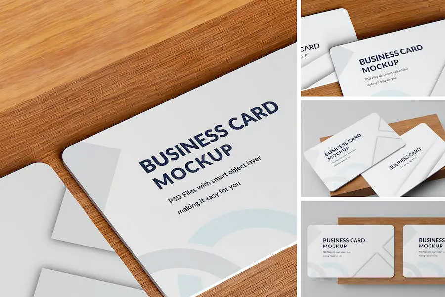 Mockup Kartu Bisnis -