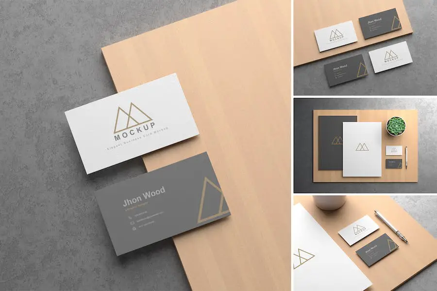 Mockup Kartu Bisnis -