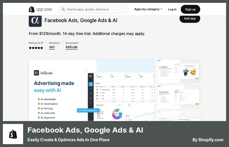 Iklan Facebook, Iklan Google & AI - Membuat & Mengoptimalkan Iklan dengan Mudah di Satu Tempat
