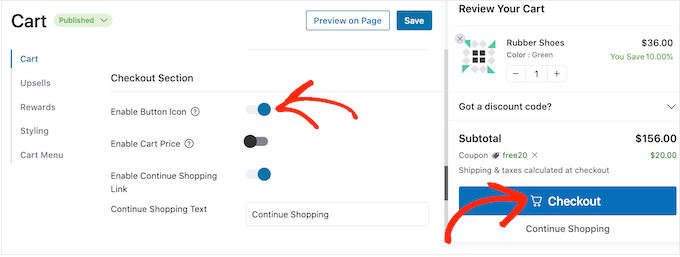 Impostazioni di pagamento di FunnelKit FunnelKit's checkout settings