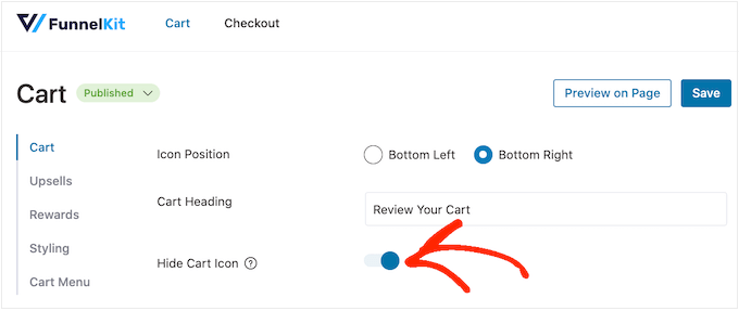 Nascondere il carrello WooCommerce Hiding the WooCommerce cart