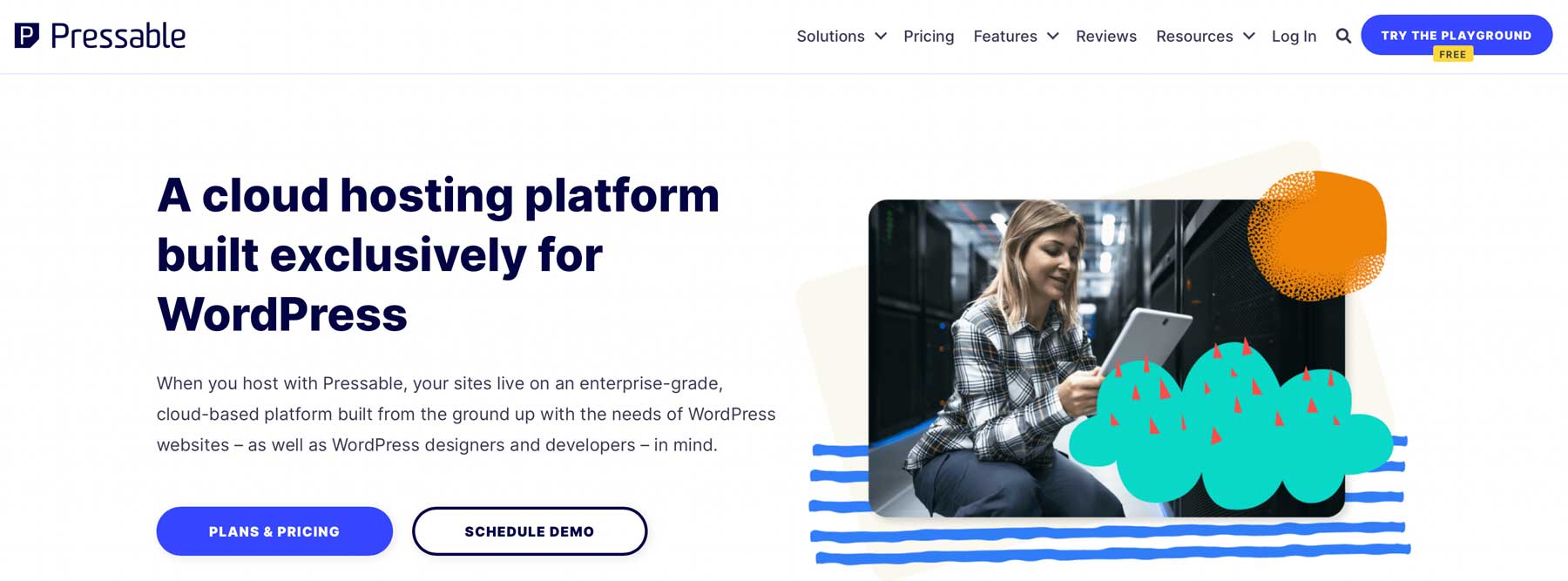 Прессованный облачный хостинг WordPress