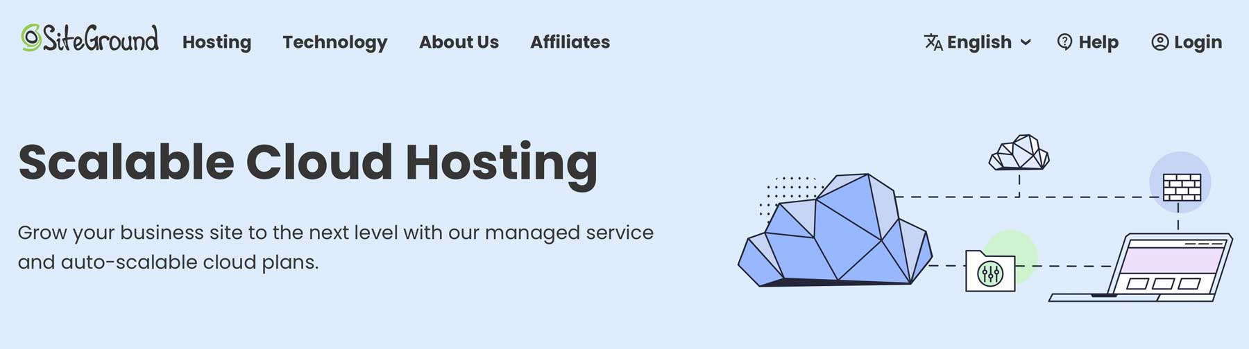 Масштабируемый облачный хостинг SiteGround