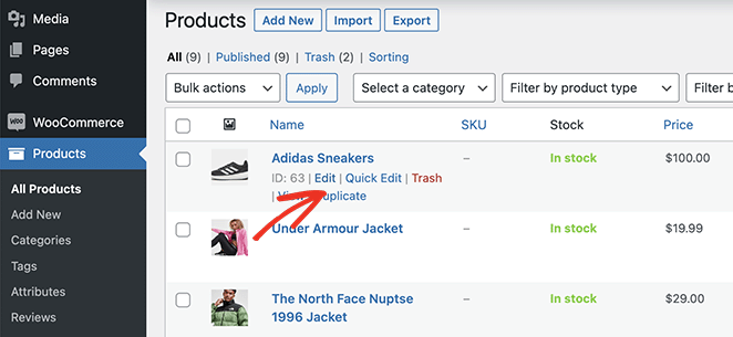 editwoocommerceprodotto SeedProd Edit a WooCommerce Product