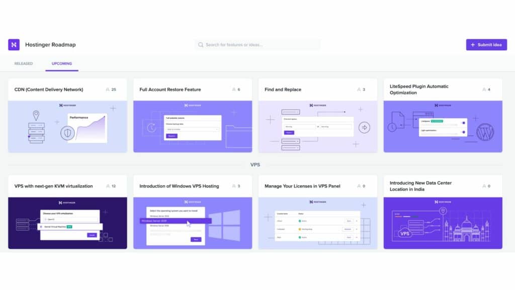 Hostinger-Roadmap