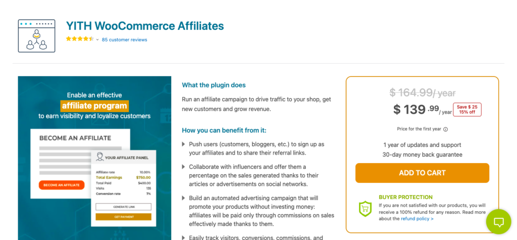 Afiliasi YITH WooCommerce