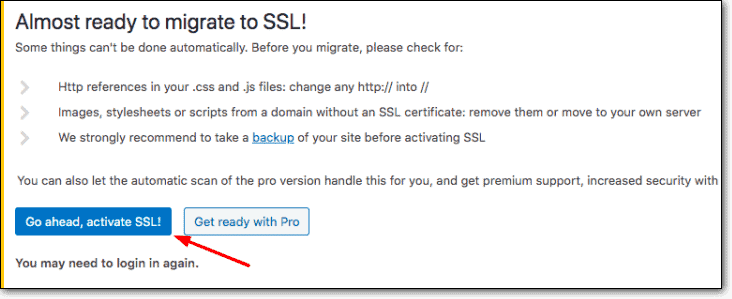 정말 간단한 SSL 활성화 버튼