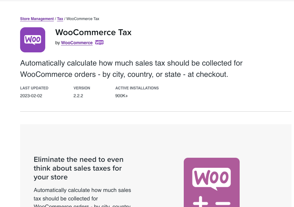 ปลั๊กอินภาษี WooCommerce