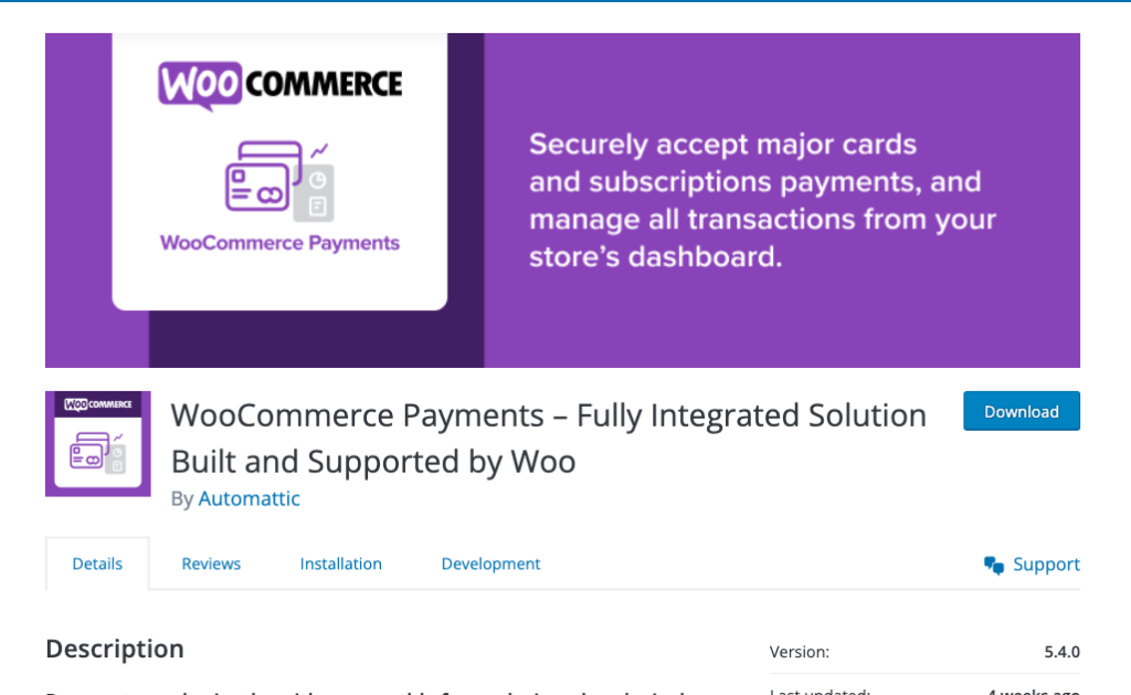 WooCommerce Pagamenti