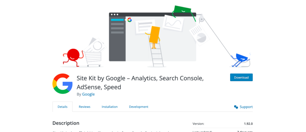 Kit del sito di Google