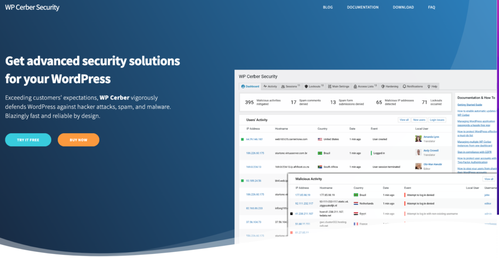 WP Cerber Security