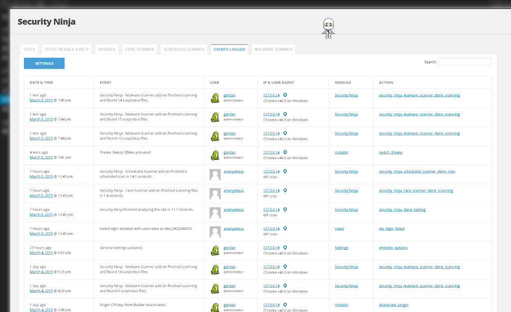 ウェブサイトのセキュリティを強化する 7 つの WordPress セキュリティ プラグイン 82 Ninja - Security Plugins