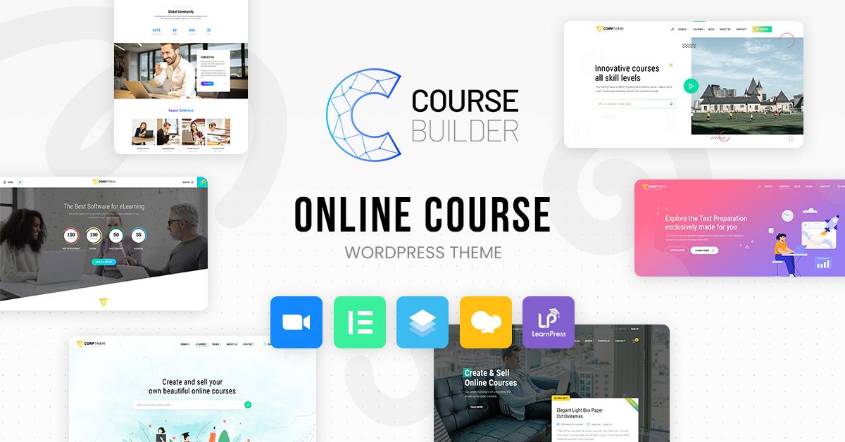 用于创建、销售和管理课程的在线课程平台 77 Course Builder - Online Course WordPress Theme