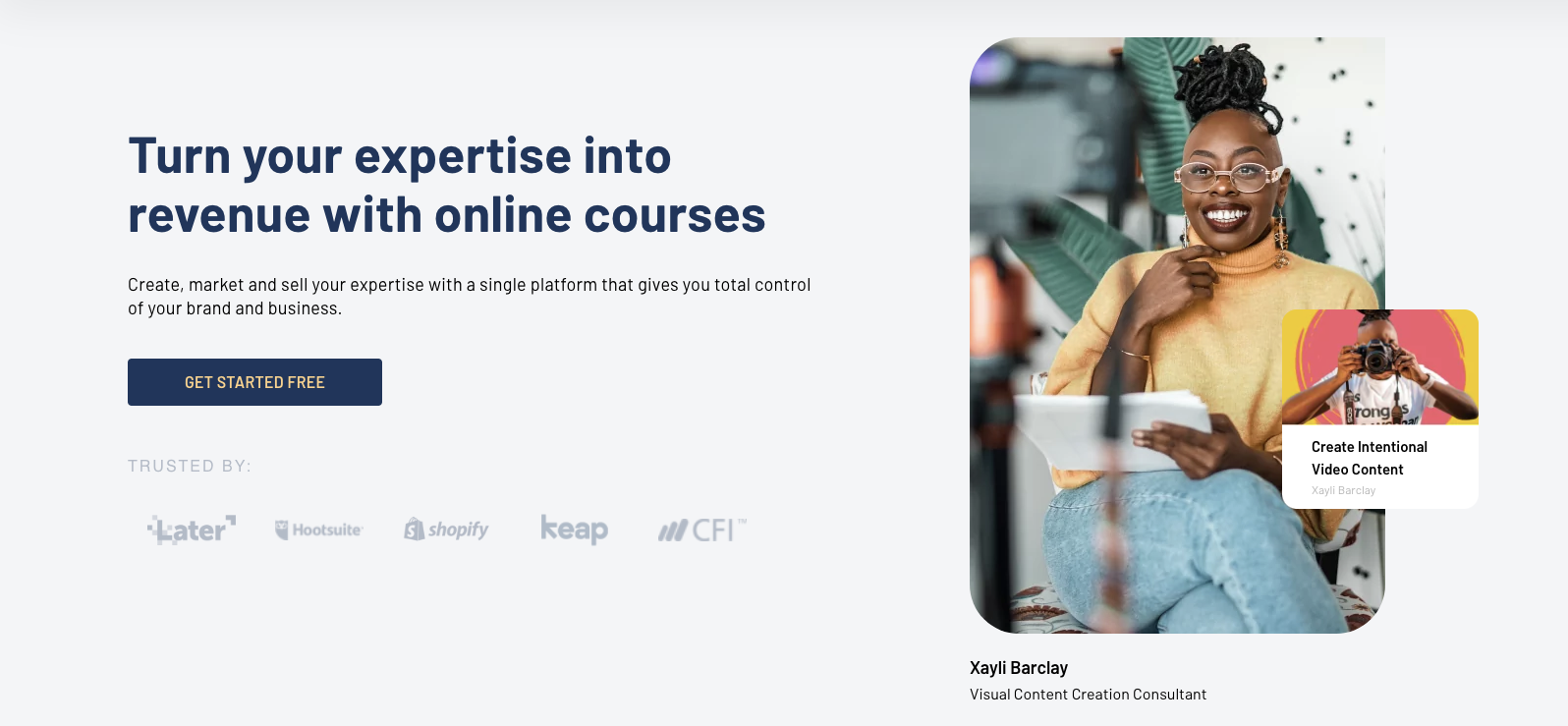 用于创建、销售和管理课程的在线课程平台 78 Thinkific - Online Course Platform