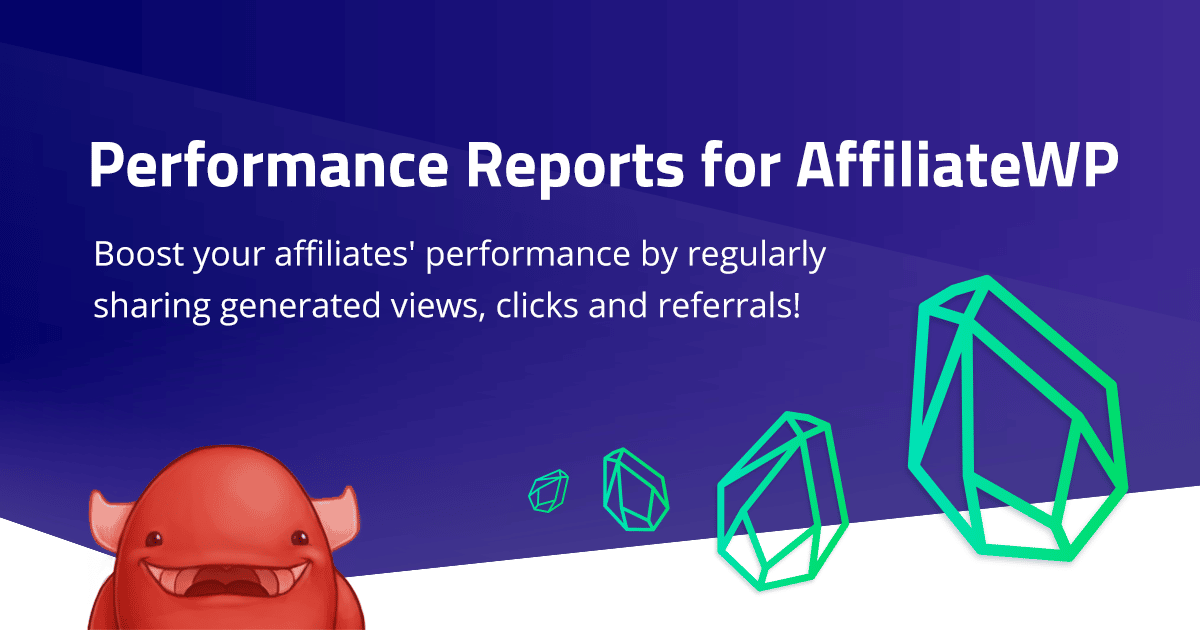 AffiliateWP의 실적 보고서