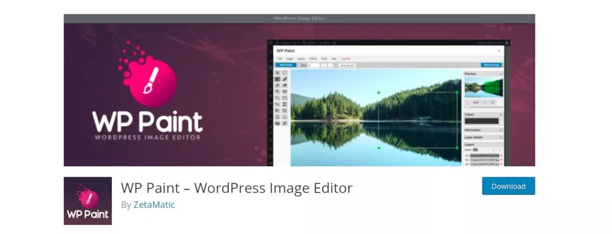 WP Paint บน WordPress.org
