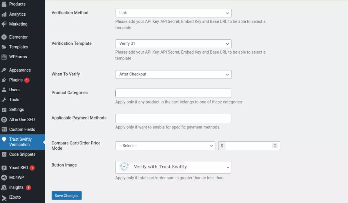 Vertrauen Sie dem Swiftly-Dashboard