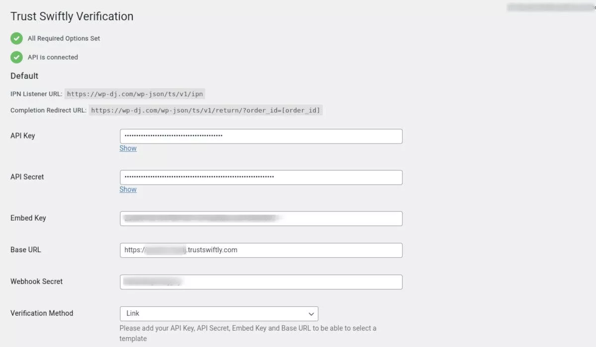 Vertrauen Sie dem Swiftly-Dashboard
