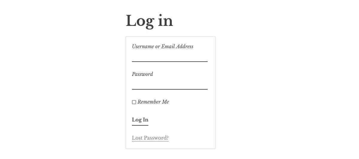 Screenshot der Anmeldeseite von Leaky Paywall