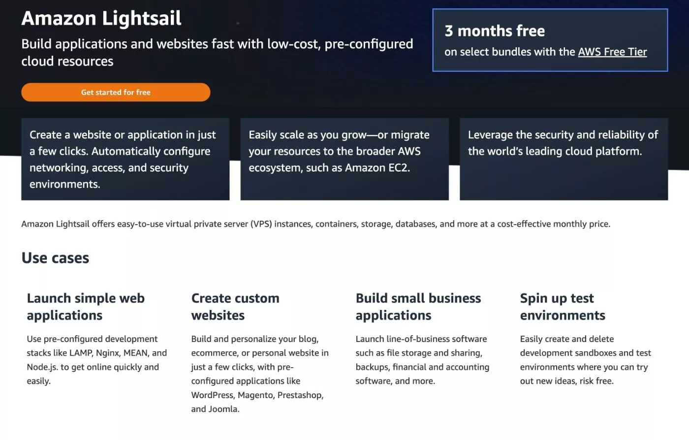 Amazon Lightsail ホスティングのレビュー