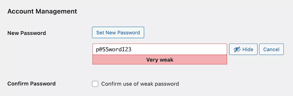 パスワードの文字を特殊文字に置き換えて、脆弱なパスワードにする。