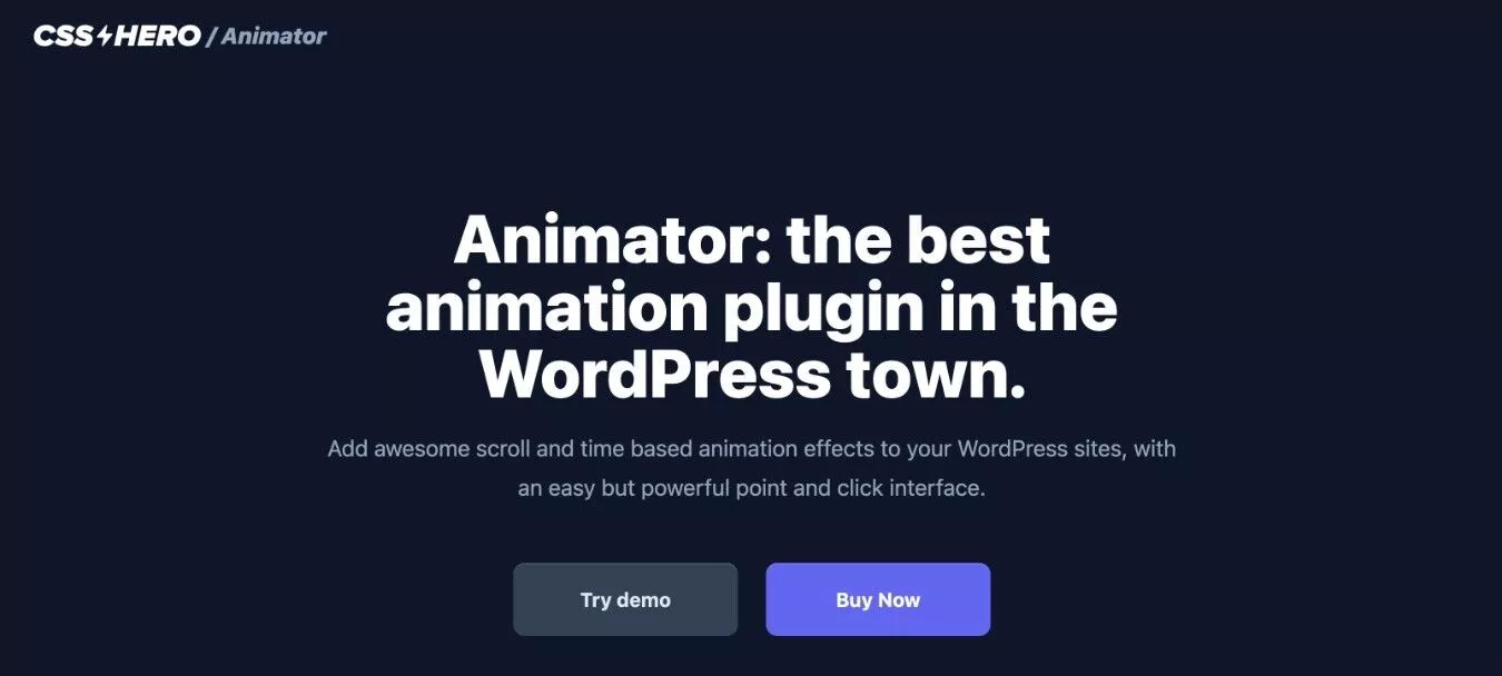 この WordPress アニメーション プラグインのアニメーター レビュー