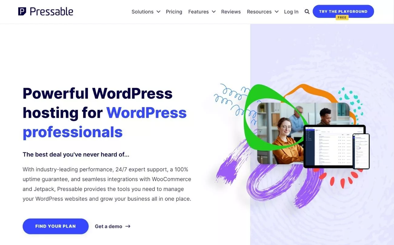 Revisión presionable alojamiento de WordPress administrado
