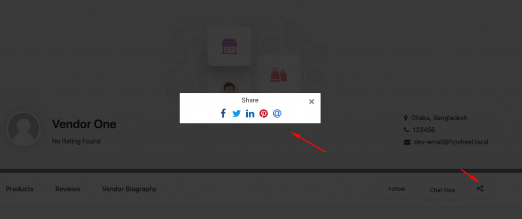 Botón de compartir en redes sociales
