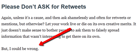 ท่าทางใจดีของ Chris Brogan
