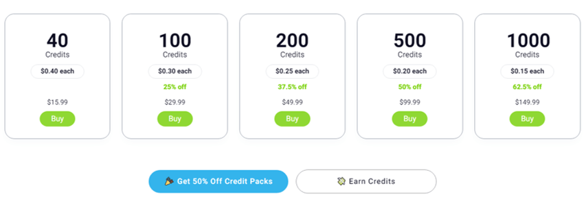 Preços StarryAI StarryAI Pricing