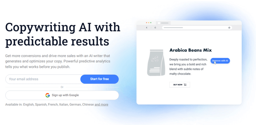 Qualquer palavra Anyword Ad Copy Generators