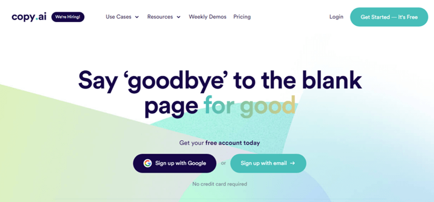 Copiar IA Copy AI Free AI Ad Copy Generator
