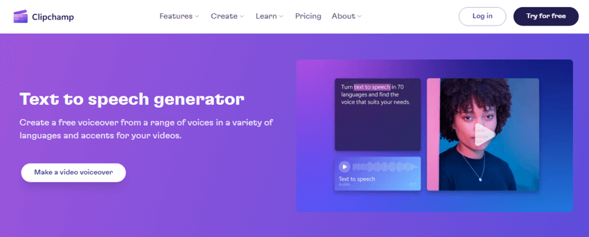 Clipchamp Clipchamp Online AI Voice Generator