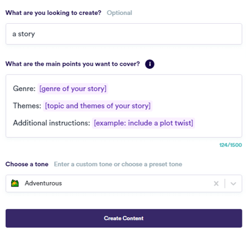 CopyAI CopyAI Story Generator