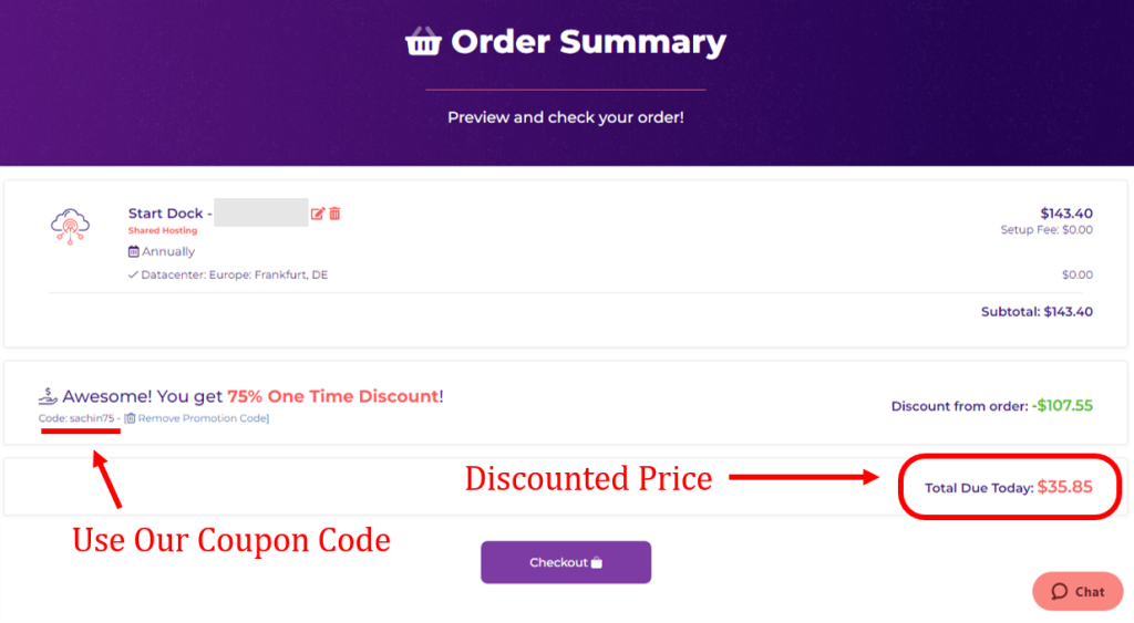 Código promocional HostArmada HostArmada Promo Code