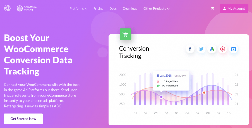 WooCommerce-コンバージョン トラッキング