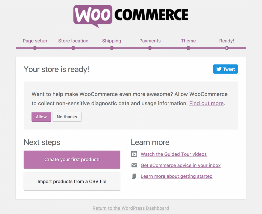 WooCommerce-Einstellungen