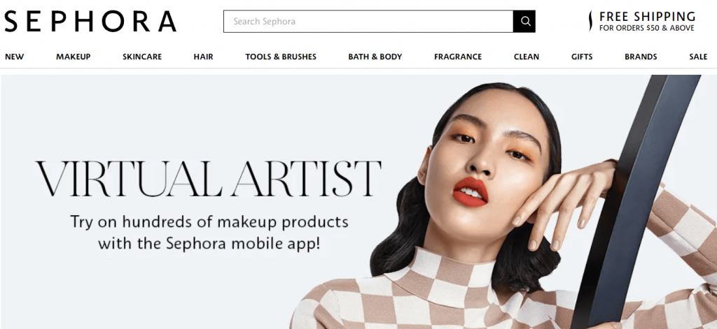 Sephora 가상 아티스트는 고객이 신뢰할 수 있는 선택을 할 수 있도록 돕습니다.