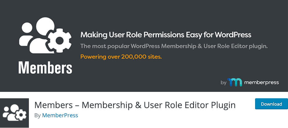 Membri: plug-in dell'editor dei ruoli