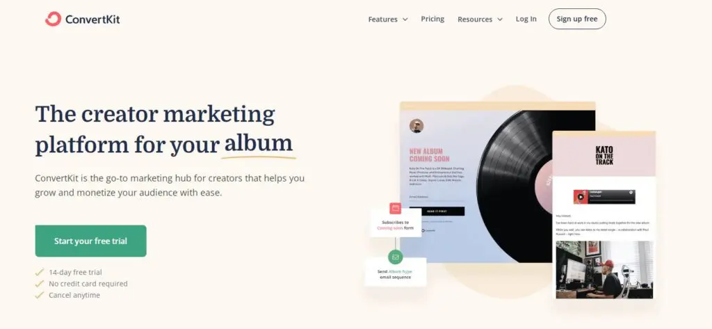 eコマース マーケティング ツール ConvertKit
