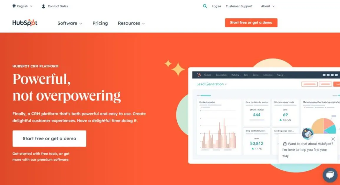 HubSpot;オールインワンの e コマース マーケティング オートメーション & CRM ソフトウェア