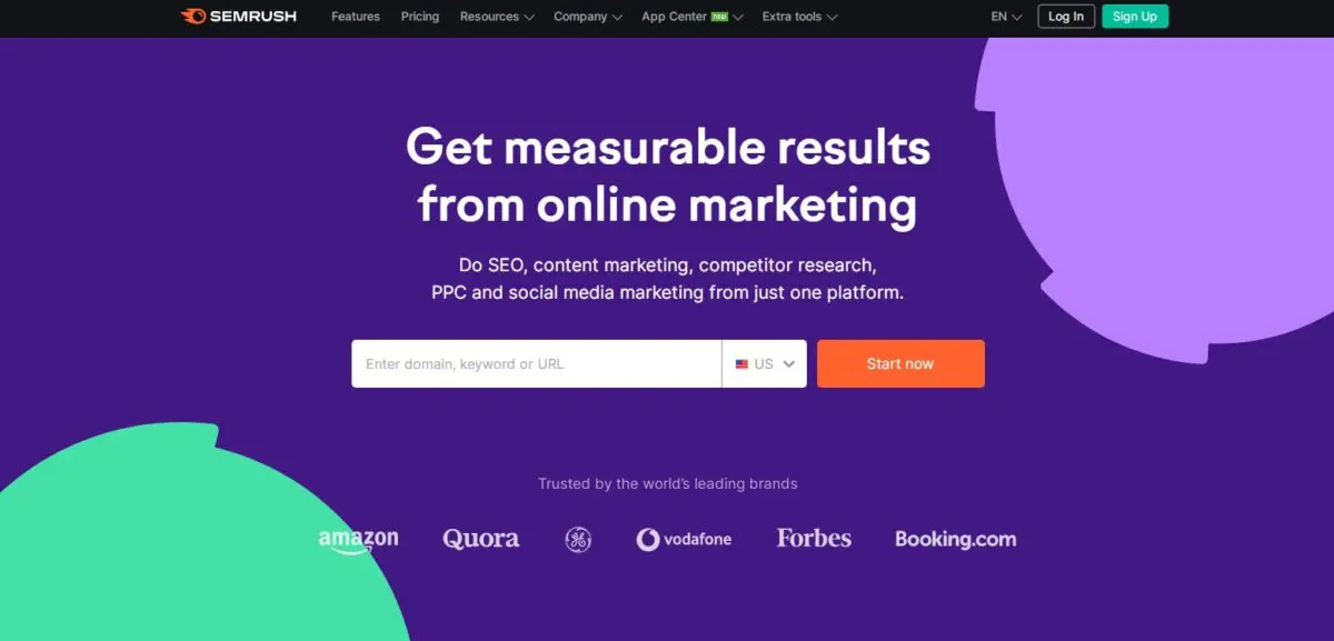 SEMrush;より多くのトラフィックを生成するための最高の e コマース ツール