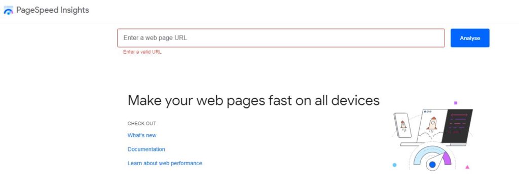 CRO-Tools PageSpeedInsights