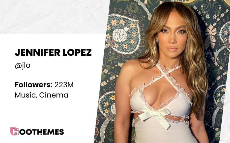 Influencerka muzyczna Jennifer Lopez