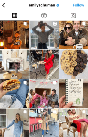 Feed Instagram di Emily Schuman